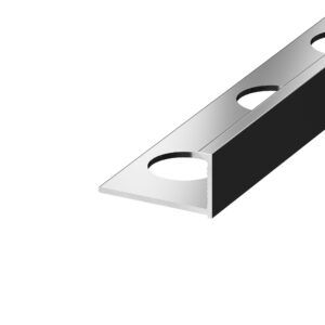 Listwa wykończeniowa aluminiowa "L" Gun metal 12mm x 2700mm