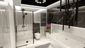 EGEN COSMIC BLACK 60X120 rektyfik HIGH GLOSSY gatunek I PROMO