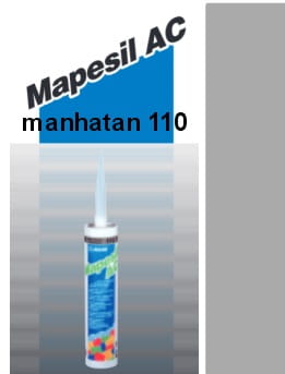 MAPEI Silikon MAPESIL AC 310 ml manhatan 110 gatunek I