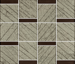 Uniwersalna Mozaika Szklana Brown Paradyż Ramones 25.7x29.8 gatunek I