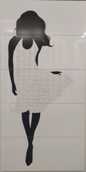 Lady Negro Infinity dekor 5 elementowy 149x74,8 gatunek I