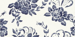 PARADYZ Porcelano Blue Ściana Dekor 30x60 gatunek I