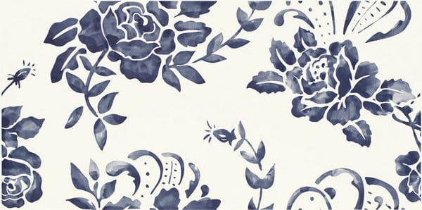 PARADYZ Porcelano Blue Ściana Dekor 30x60 gatunek I