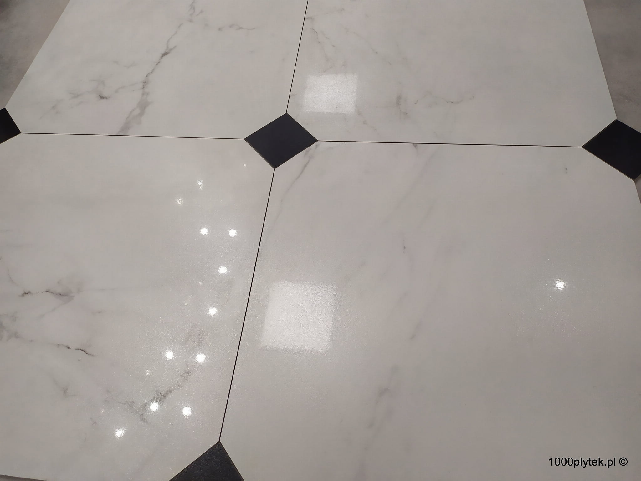 REAL CARRARA LAPPATO oktagon 59,8X59,8 gatunek I kostka 10 cm - obrazek 4