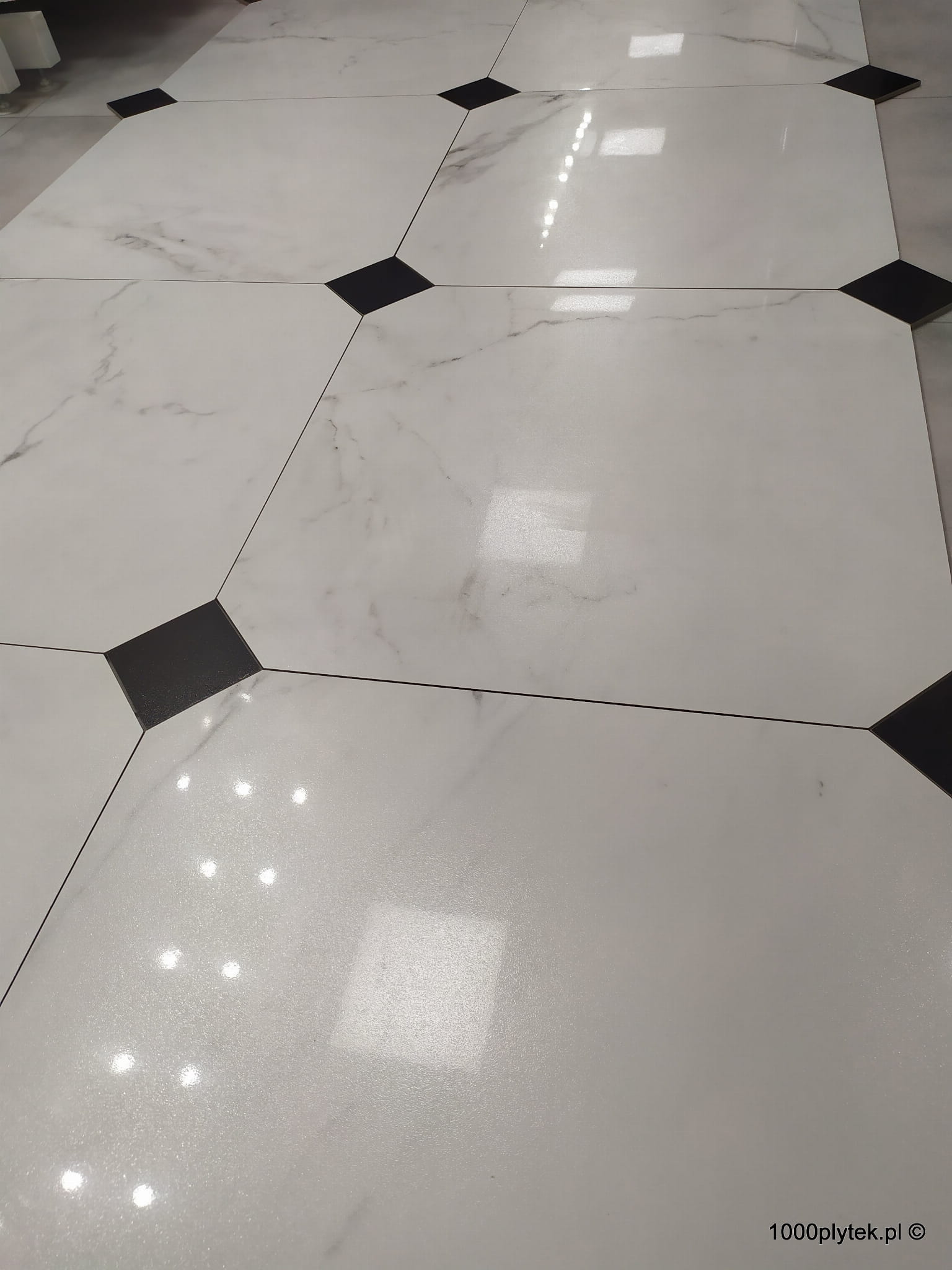 REAL CARRARA LAPPATO oktagon 59,8X59,8 gatunek I kostka 10 cm - obrazek 6