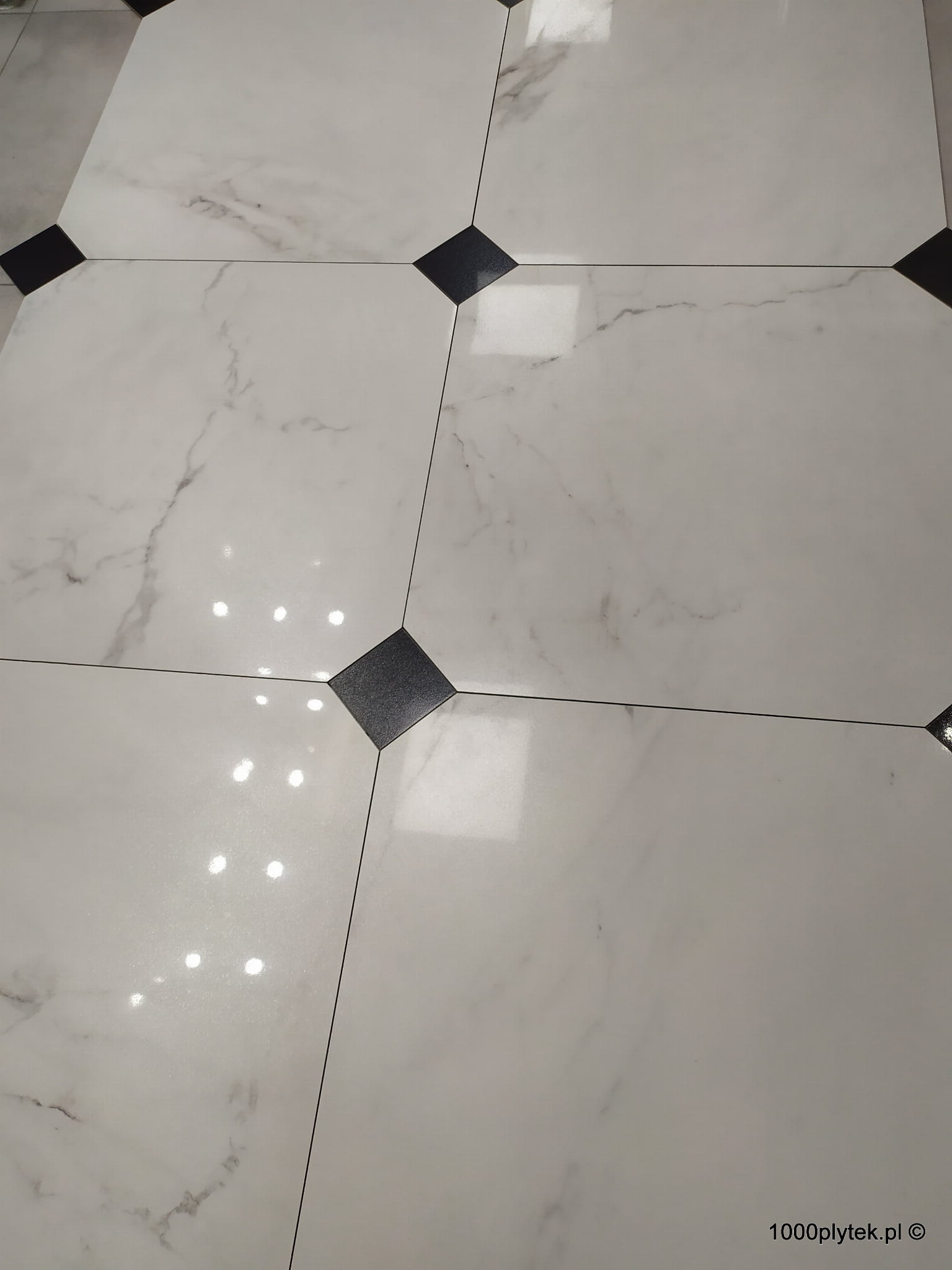 REAL CARRARA LAPPATO oktagon 59,8X59,8 gatunek I kostka 10 cm - obrazek 9