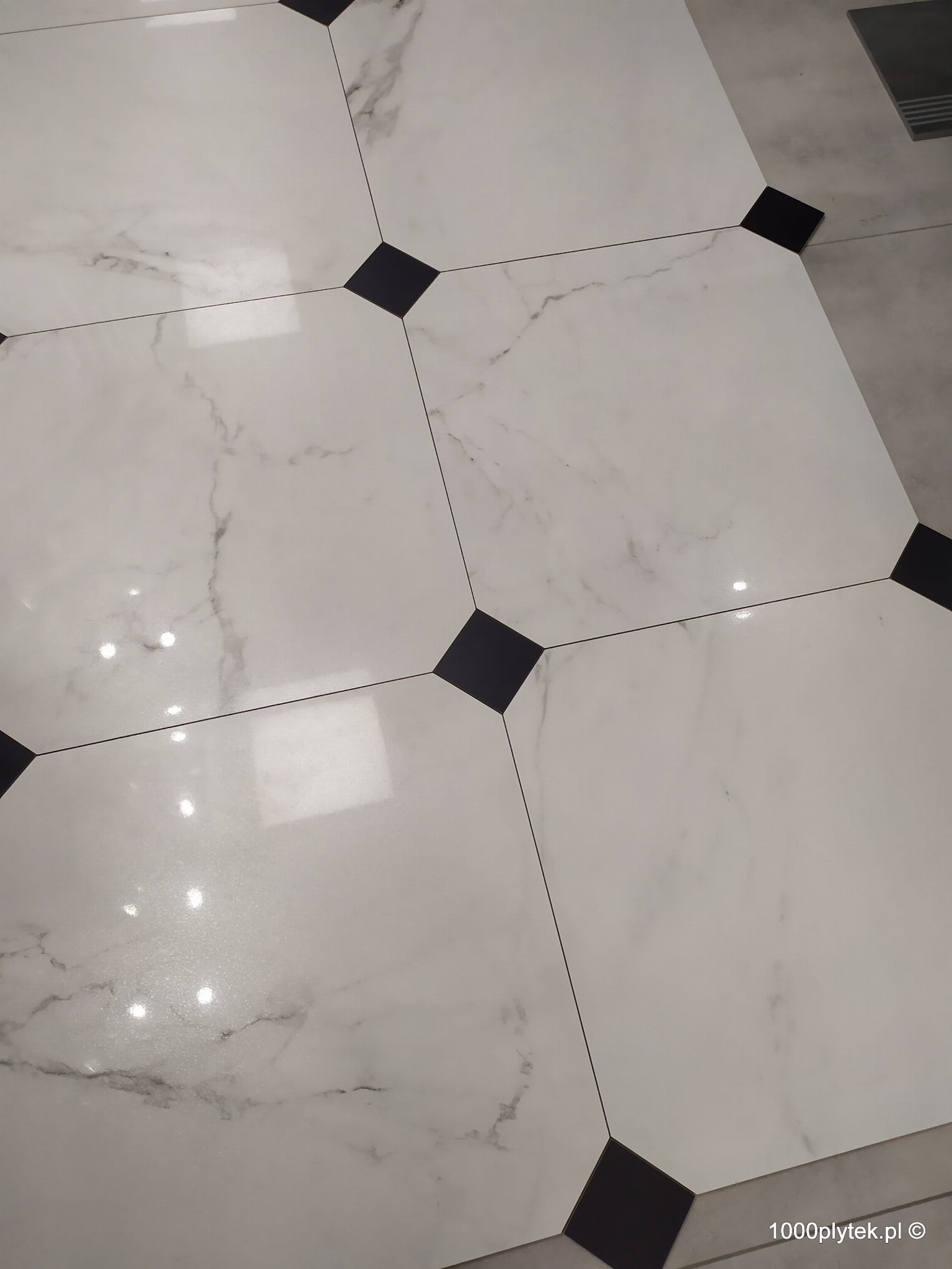 REAL CARRARA LAPPATO oktagon 59,8X59,8 gatunek I kostka 10 cm - obrazek 10