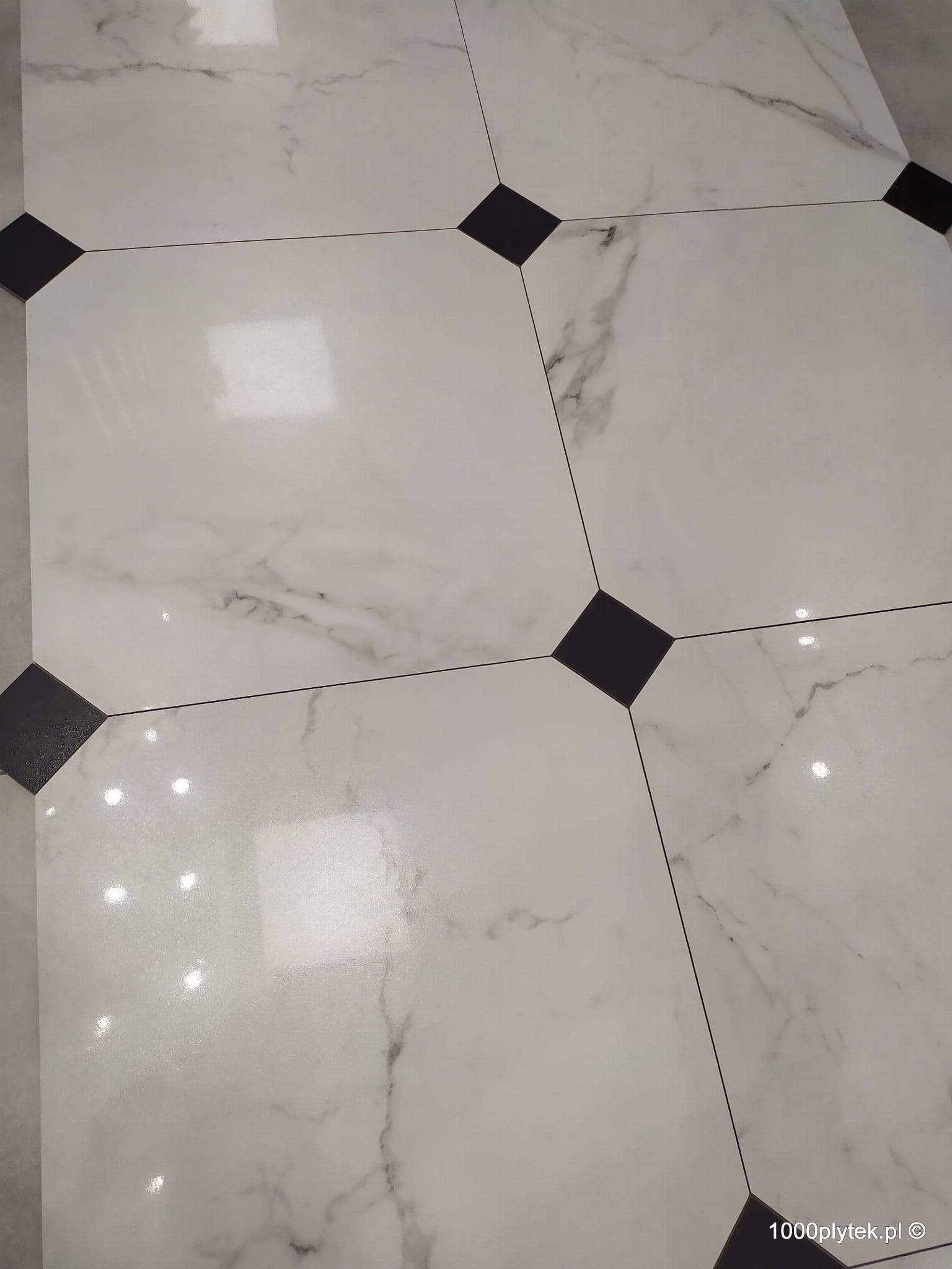 REAL CARRARA LAPPATO oktagon 59,8X59,8 gatunek I kostka 10 cm - obrazek 11