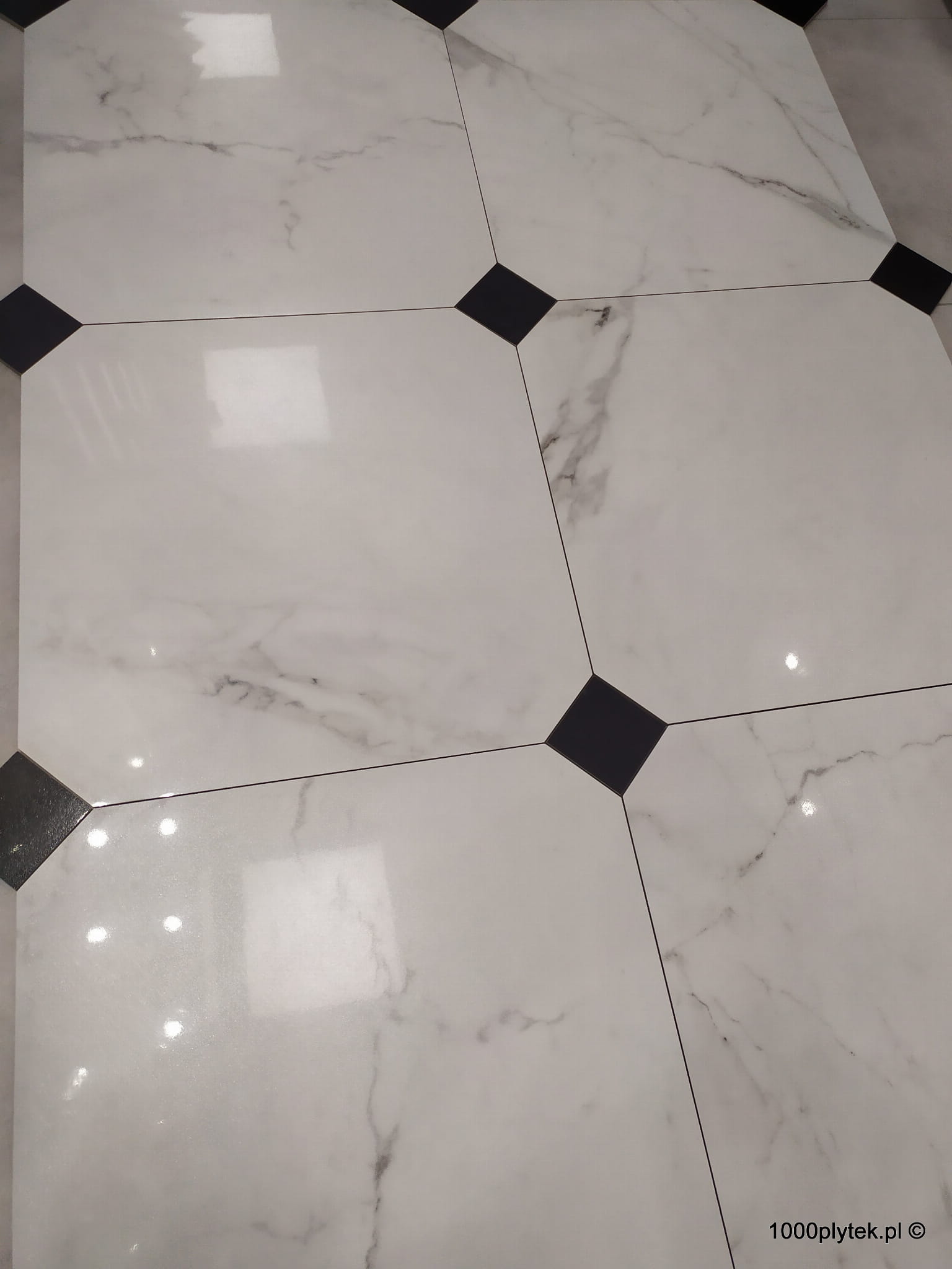 REAL CARRARA LAPPATO oktagon 59,8X59,8 gatunek I kostka 10 cm - obrazek 12