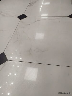 REAL CARRARA LAPPATO oktagon 59,8X59,8 gatunek I kostka 10 cm