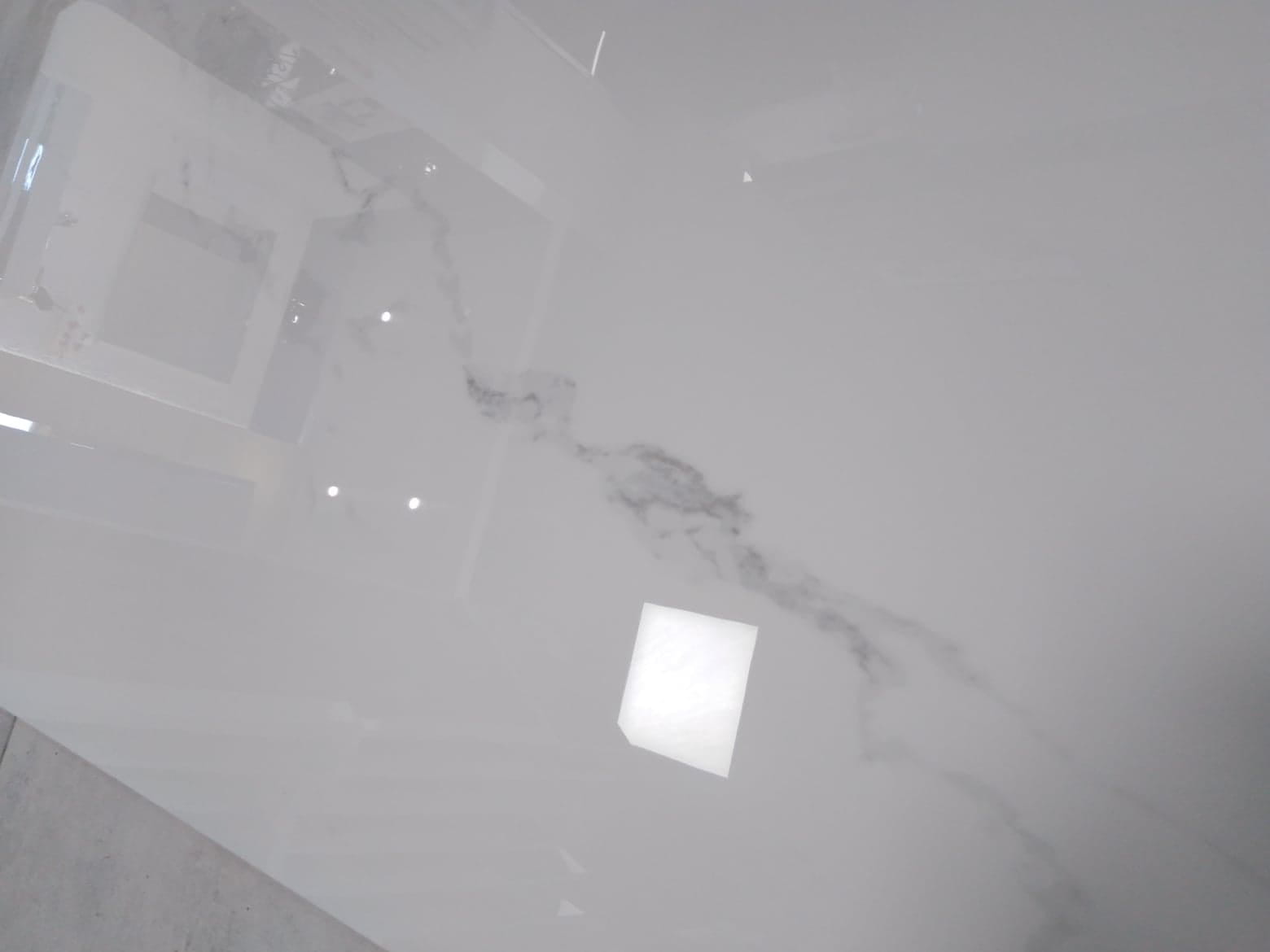 Gres MARMUR Carrara Bianco 60X60 POLEROWANA gatunek I - obrazek 2