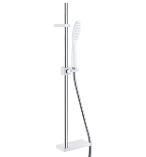 OMNIRES zestaw prysznicowy SIENA-SCRB SIENA 1funkcyjny, z mydelniczką biały/chrom