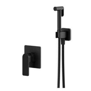 OMNIRES BARETTI łazienkowy system podtynkowy bidetowy  SYSBABI1BL  czarny mat