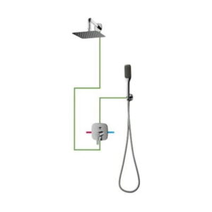 OMNIRES bat.  HUDSON  SYS PRYSZNICOWY PODTYNKOWY SYS HS24 X