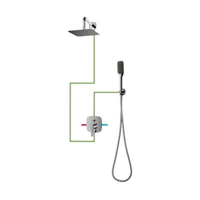 OMNIRES bat. HUDSON SYS PRYSZNICOWY PODTYNKOWY SYS HS24 X