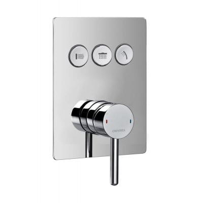 OMNIRES bat. Y 1237 GC CR wannowa podtynk 3-wyjsciowa GoClick chrom