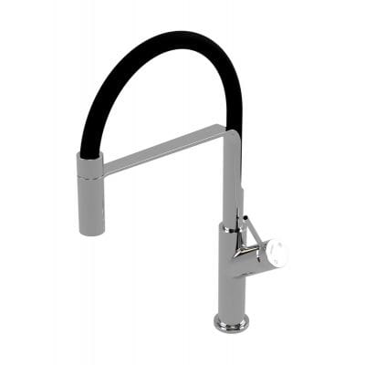 OMNIRES bateria zlew. VITA czarny/chrom VI6350 BLCR