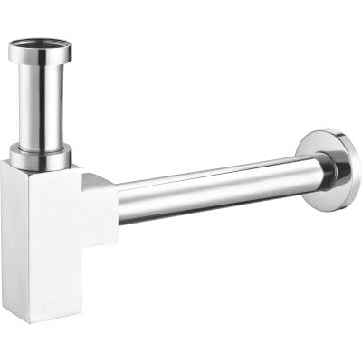 OMNIRES półsyfon umywalkowy kwadratowy chrom A5555