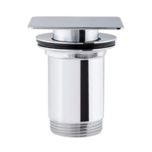 OMNIRES klik klak  Q706 kwadratowy płaski chrom