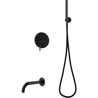 OMNIRES Kompletny wannowy system podtynkowy SYS YW01 BL czarny