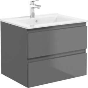 Oltens Vernal umywalka z szafką 60 cm grafit 68000400