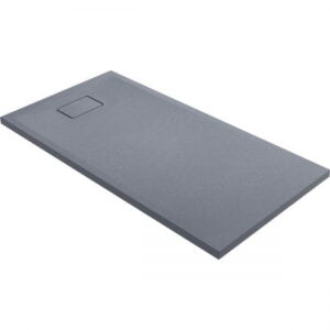 Oltens Bergytan brodzik prostokątny 140x70 cm RockSurface szary beton 15105700