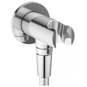 Oltens Hvita przyłącze kątowe z uchwytem okrągłe chrom 39304100