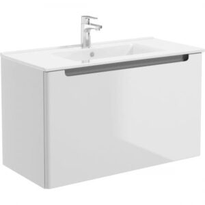 Oltens Jog umywalka 81x39 cm meblowa prostokątna biała 41204000