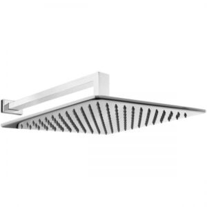 Zestaw Oltens Sondera (S) Lagan (S) deszczownica 30 cm kwadratowa z ramieniem ściennym chrom 36015100