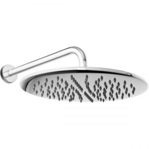 Zestaw Oltens Sondera Lagan deszczownica 30 cm okrągła z ramieniem ściennym chrom 36013100