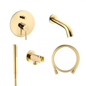 Zestaw Oltens Molle zestaw wannowo-prysznicowy podtynkowyoty połysk 36602800