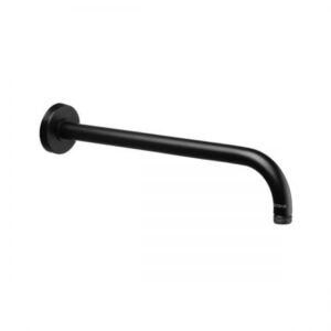 Oltens Lagan ramię deszczownicy 40 cm okrągłe czarny mat 39400300