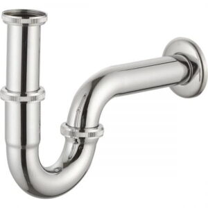 Oltens Lyse syfon umywalkowy mosiężny rurowy chrom 02501100