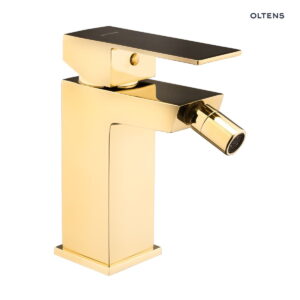 Oltens Gota bateria bidetowa stojąca złota 31301800