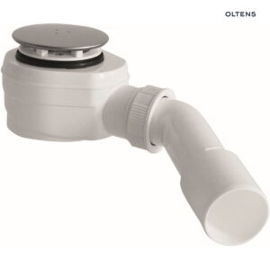 Oltens Pite Turbo syfon brodzikowy odpływ 50 mm plastikowy chrom 08003000