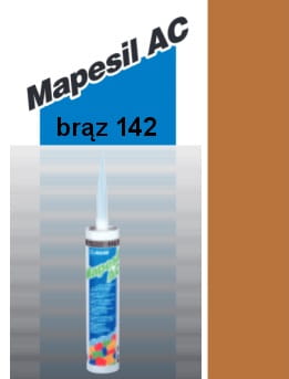 MAPEI Silikon MAPESIL AC 310 ml brąz 142 gatunek I
