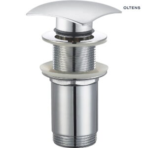 Oltens Rovde (S) korek do umywalki klik klak kwadratowy bez przelewu G 1 1/4 chrom 05202100