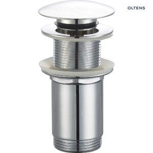 Oltens Rovde korek do umywalki klik klak okrągły bez przelewu G1 1/4 chrom 05201100