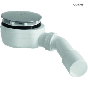 Oltens Pite Turbo syfon brodzikowy odpływ 90 mm plastikowy chrom 08001000