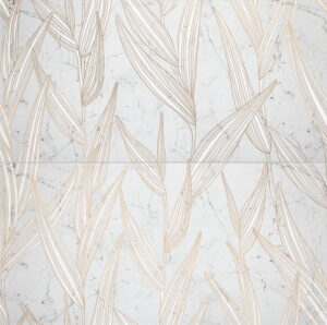 DOMINO LILY LEAVES DEKOR ŚCIENNY 2-ELEMENTOWY 59,8X59,8  gatunek I dostawa GRATIS od 2300 zł