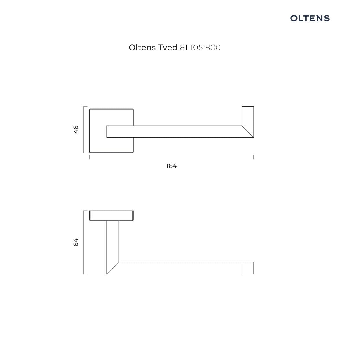 Oltens Tved uchwyt na papier toaletowy złoty 81105800 - obrazek 2
