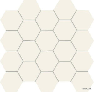 TUBĄDZIN All in white / white Mozaika ścienna 28,2x30,6 gatunek I