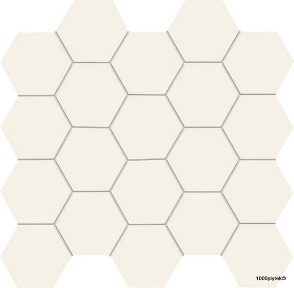 TUBĄDZIN All in white / white Mozaika ścienna 28,2x30,6 gatunek I