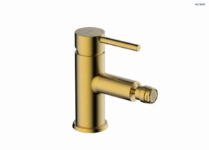 Oltens Molle bateria bidetowa stojąca złoto szczotkowane 31300810