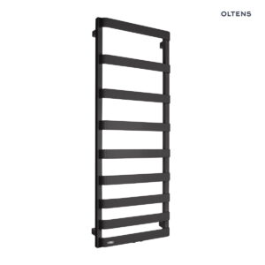 Oltens Varme grzejnik łazienkowy 129.5x50 cm czarny mat 55002300