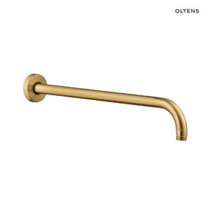 Oltens Lagan ramię deszczownicy 40 cm okrągłe złoto szczotkowane 39400810
