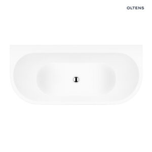 Oltens Hulda wanna wolnostojąca 170x80 cm przyścienna biały połysk 12021000