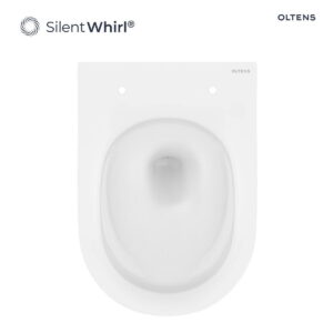 Oltens Hamnes Stille miska WC wisząca PureRim z powłoką SmartClean biała 42521000