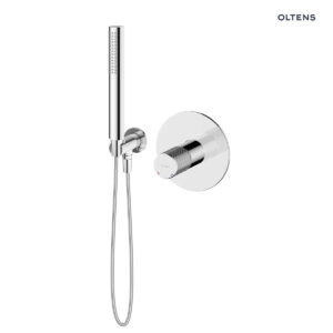 Zestaw Oltens Hamnes bateria prysznicowa podtynkowa z zestawem prysznicowym Ume Hvita chrom 36613100