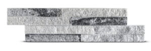 KAMIEŃ ELEWACYJNY 10X35 QUARTZ WHITE&GREY (0,39m2 w opakowaniu) gatunek I dostawa GRATIS od 2650 zł